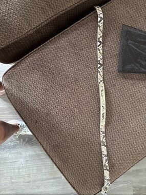 White House Black Market Snakeskin Patterned Belt